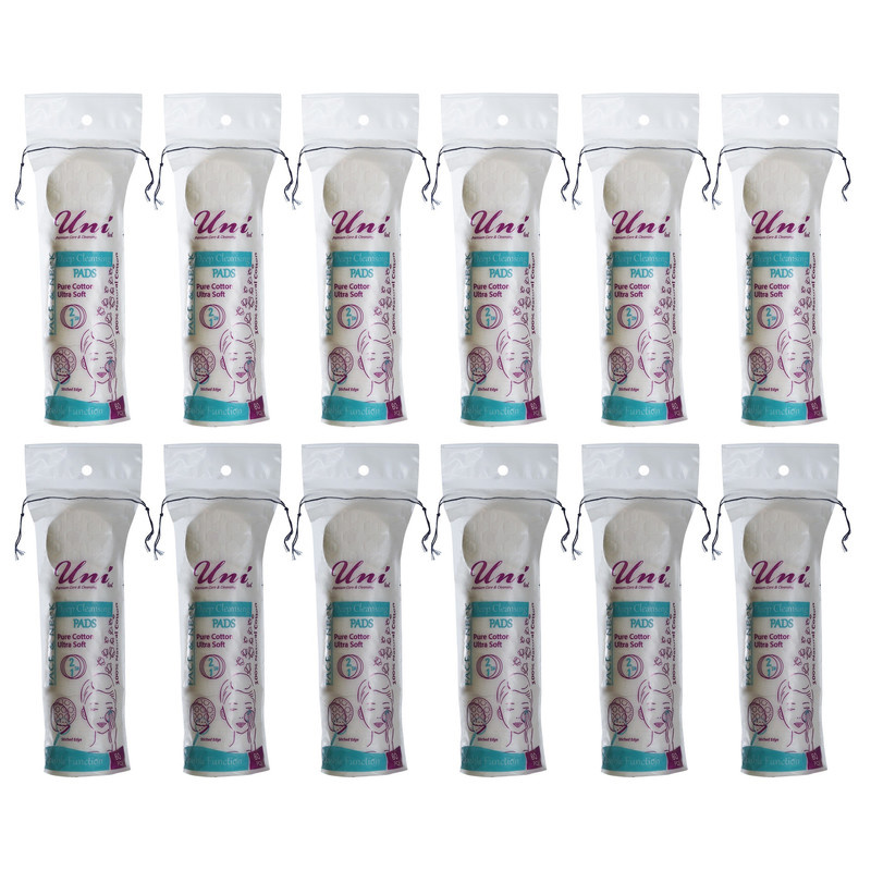 پد پاک کننده آرایش یونی لد مدل Ultra Soft دوازده بسته 80 عددی پد پاک کننده آرایش یونی لد مدل Ultra Soft دوازده بسته 80 عددی