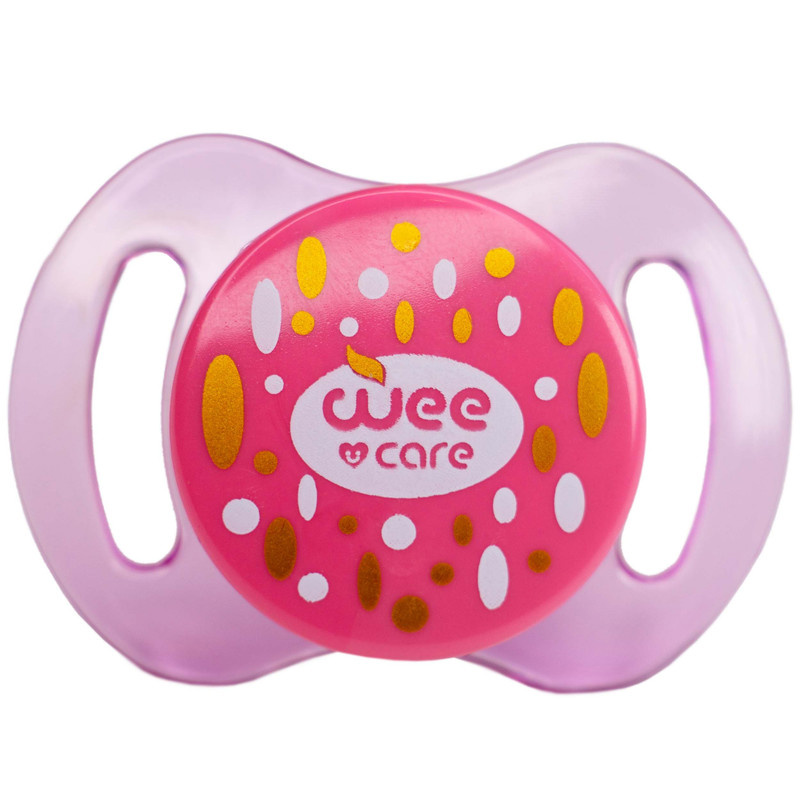 پستانک ارتودنسی وی کر مدل دربدار شفاف چاپدار Comfort سایز 3+ ماه کد P143 پستانک ارتودنسی وی کر مدل دربدار شفاف چاپدار Comfort سایز 3+ ماه کد P143