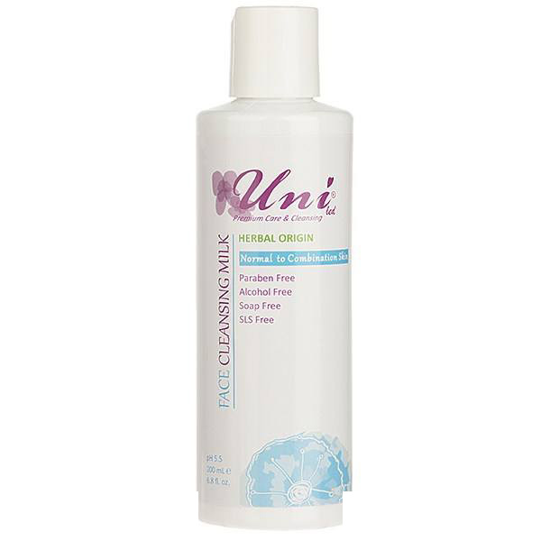 شیر پاک کن یونی لد سری Herbal Origin مدل Normal to Combination Skin حجم 200 میلی لیتر شیر پاک کن یونی لد سری Herbal Origin مدل Normal to Combination Skin حجم 200 میلی لیتر