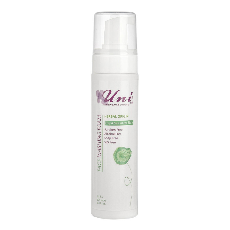 فوم پاک کننده آرایش یونی لد مدل Dry And Sensitive Skin حجم 200 میلی لیتر فوم پاک کننده آرایش یونی لد مدل Dry And Sensitive Skin حجم 200 میلی لیتر