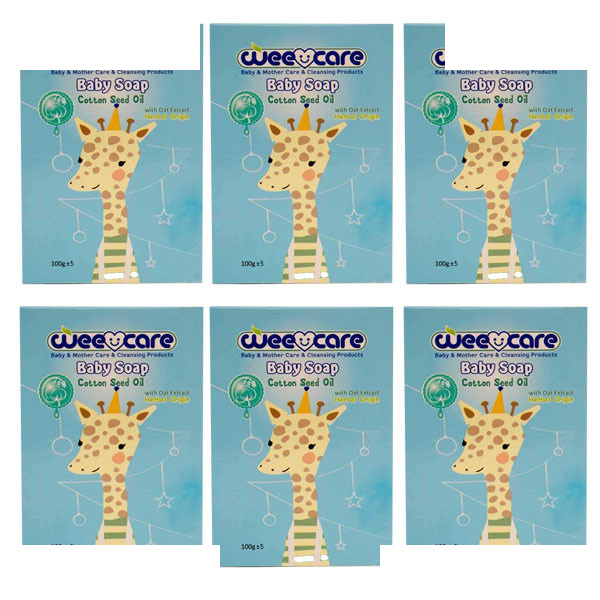 صابون بچه وی کر مدل Cotton Seed Oil مقدار 100 گرم مجموعه 6 عددی صابون بچه وی کر مدل Cotton Seed Oil مقدار 100 گرم مجموعه 6 عددی