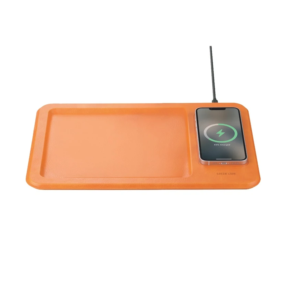 ماوس پد گرین لاین مدل WIRELESS PAD STORAGE & CHARGING-نارنجی ماوس پد گرین لاین مدل WIRELESS PAD STORAGE & CHARGING-نارنجی