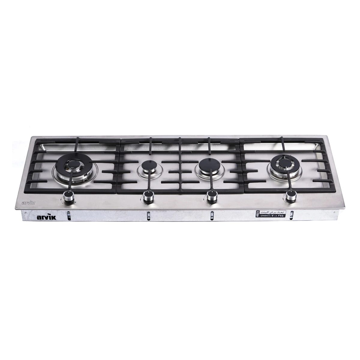 اجاق گاز رومیزی آرویک مدل 4021LD-استیل اجاق گاز رومیزی آرویک مدل 4021LD-استیل