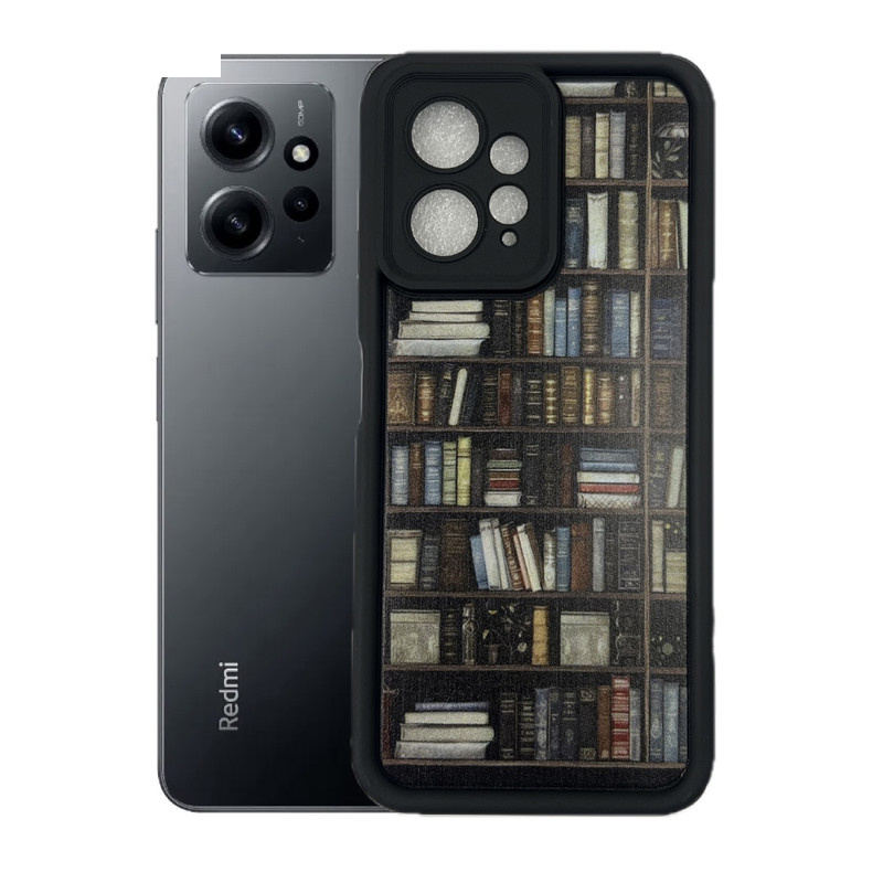 کاور طرح کتابخانه نیمه شب مناسب برای گوشی موبایل شیائومی Redmi Note 12 4g کاور طرح کتابخانه نیمه شب مناسب برای گوشی موبایل شیائومی Redmi Note 12 4g