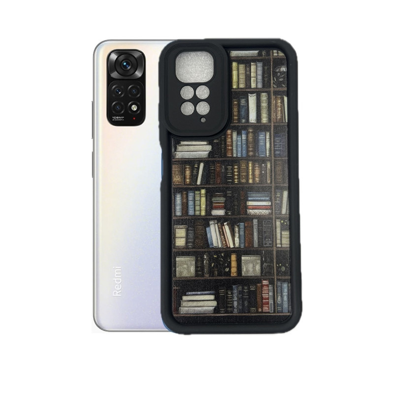 کاور طرح کتابخانه نیمه شب مناسب برای گوشی موبایل شیائومی Redmi Note 11 4g کاور طرح کتابخانه نیمه شب مناسب برای گوشی موبایل شیائومی Redmi Note 11 4g