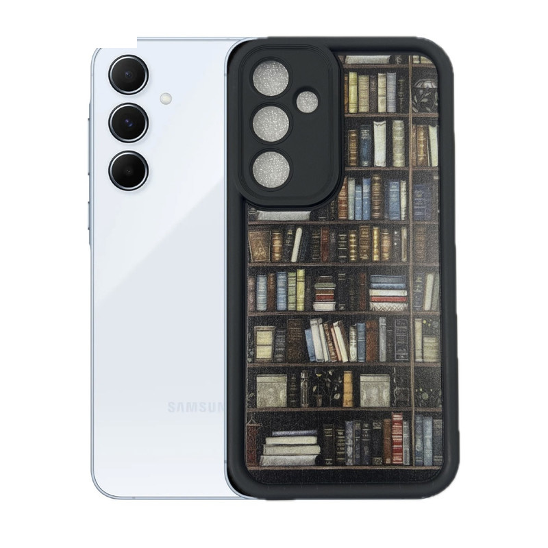 کاور طرح کتابخانه نیمه شب مناسب برای گوشی موبایل سامسونگ Galaxy A26 کاور طرح کتابخانه نیمه شب مناسب برای گوشی موبایل سامسونگ Galaxy A26