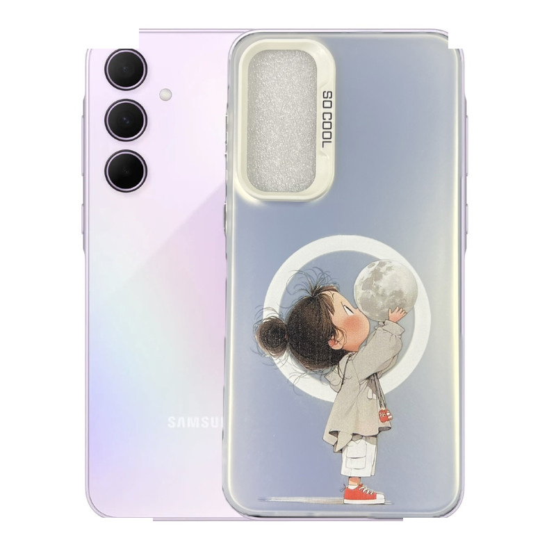 کاور طرح دختر و ماه مناسب برای گوشی موبایل سامسونگ Galaxy A25 کاور طرح دختر و ماه مناسب برای گوشی موبایل سامسونگ Galaxy A25