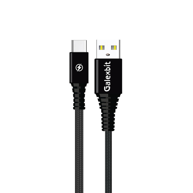کابل تبدیل USB به USB-C گلکسبیت مدل کنفی طول 1 متر کابل تبدیل USB به USB-C گلکسبیت مدل کنفی طول 1 متر