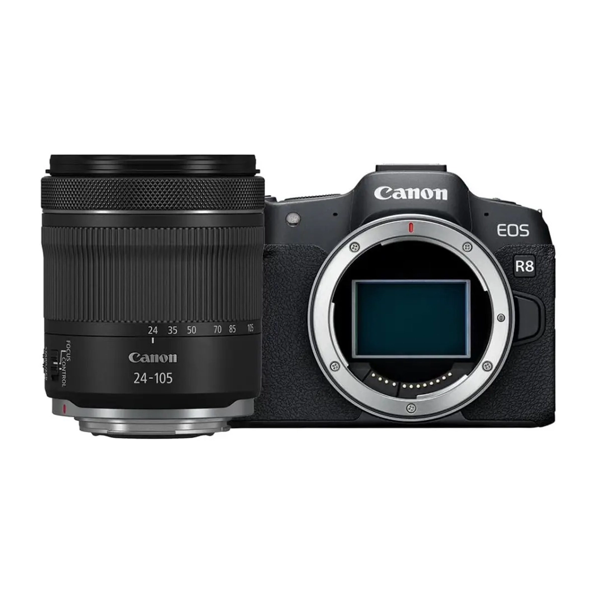دوربین دیجیتال بدون آینه کانن مدل EOS R8 + لنز RF 24-105 میلی متری f/4-7.1 دوربین دیجیتال بدون آینه کانن مدل EOS R8 + لنز RF 24-105 میلی متری f/4-7.1