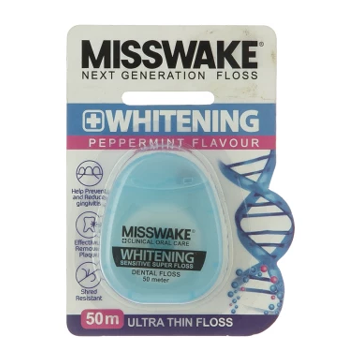 نخ دندان میسویک مدل whitening نخ دندان میسویک مدل whitening