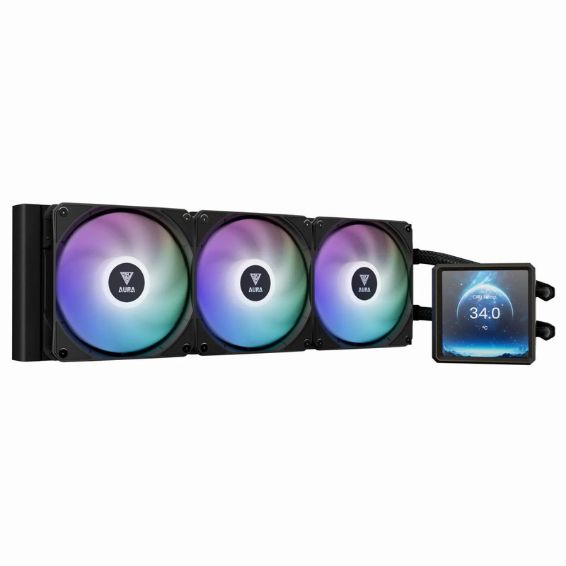 سیستم خنک کننده آبی گیم دیاس مدل LCD GL360 BK سیستم خنک کننده آبی گیم دیاس مدل LCD GL360 BK