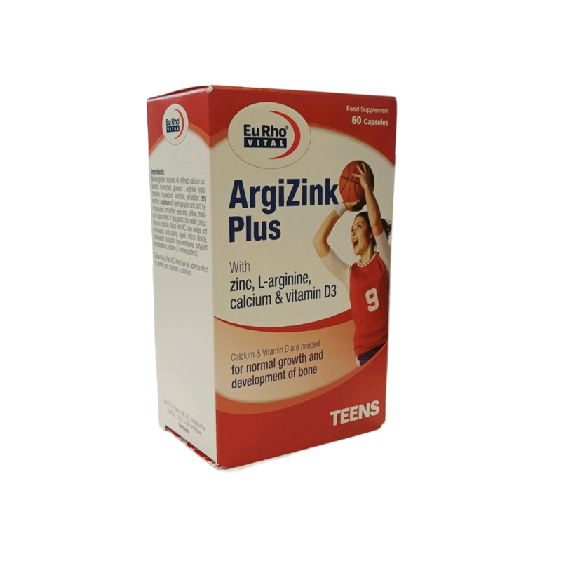 کپسول آرژی زینک پلاس یوروویتال - بسته 60 عددی کپسول آرژی زینک پلاس یوروویتال - بسته 60 عددی