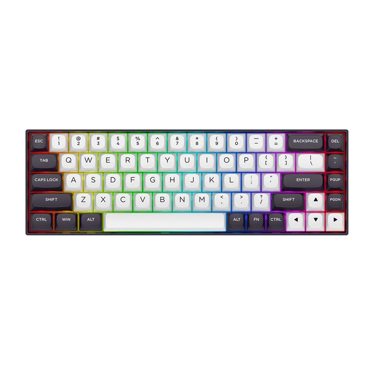کیبورد گیمینگ ردراگون مدل K712 RGB-M سوئیچ صورتی-مشکی کیبورد گیمینگ ردراگون مدل K712 RGB-M سوئیچ صورتی-مشکی