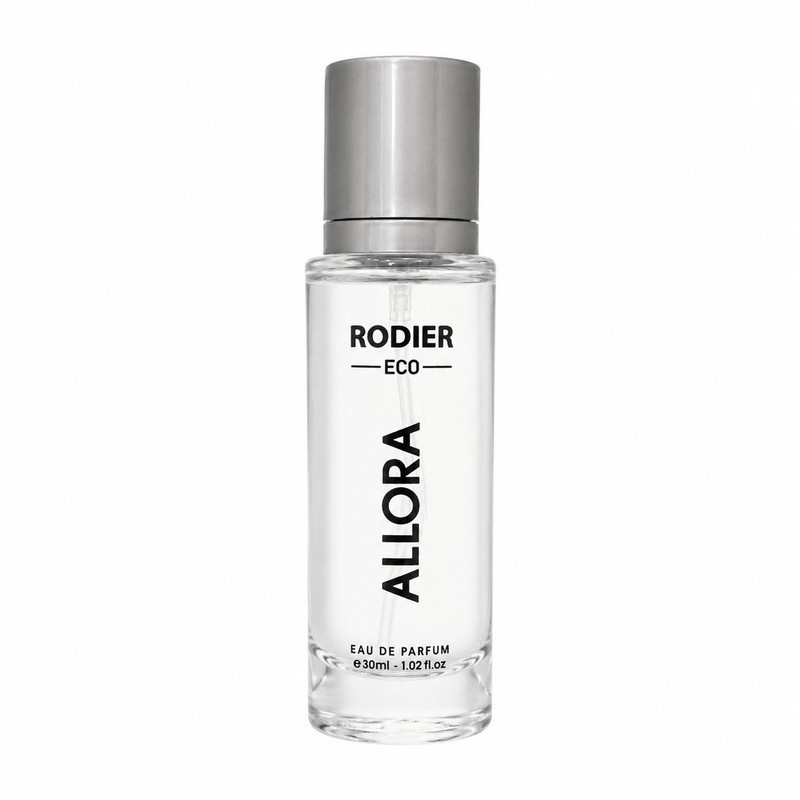 عطر جیبی مردانه رودیر مدل Allora با رایحه شیرین و مرکباتی