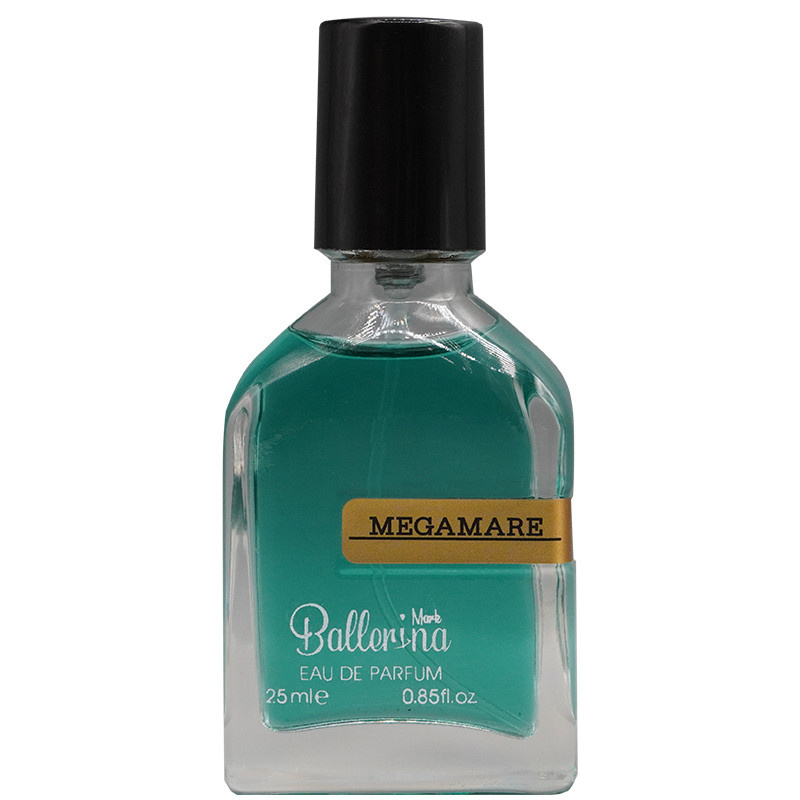 عطر جیبی زنانه بالرینا مدل مگاماره MEGAMARE با رایحه خنک، تلخ عطر جیبی زنانه بالرینا مدل مگاماره MEGAMARE با رایحه خنک، تلخ