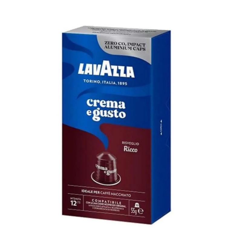 کپسول نسپرسو لاواتزا مدل Crema e Gusto Ricco وزن 55 گرم