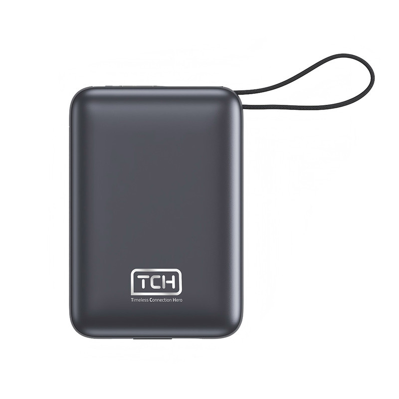 پاوربانک 22.5 وات تی سی اچ مدل Compact 2020 ظرفیت 20000 میلیآمپرساعت به همراه 2 عدد کابل USB-C / لایتنینگ پاوربانک 22.5 وات تی سی اچ مدل Compact 2020 ظرفیت 20000 میلیآمپرساعت به همراه 2 عدد کابل USB-C / لایتنینگ