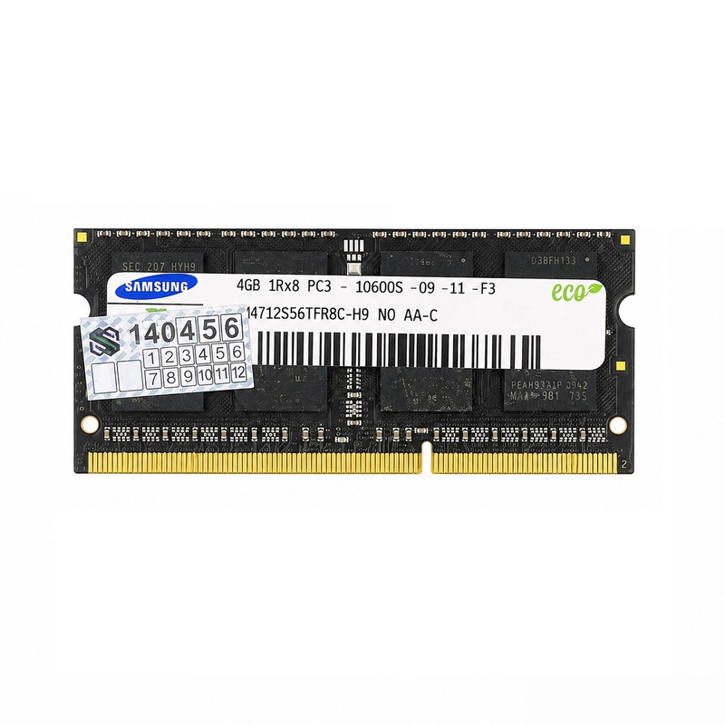رم لپ تاپ سامسونگ مدل 10600 ظرفیت 4 گیگابایت DDR3 رم لپ تاپ سامسونگ مدل 10600 ظرفیت 4 گیگابایت DDR3