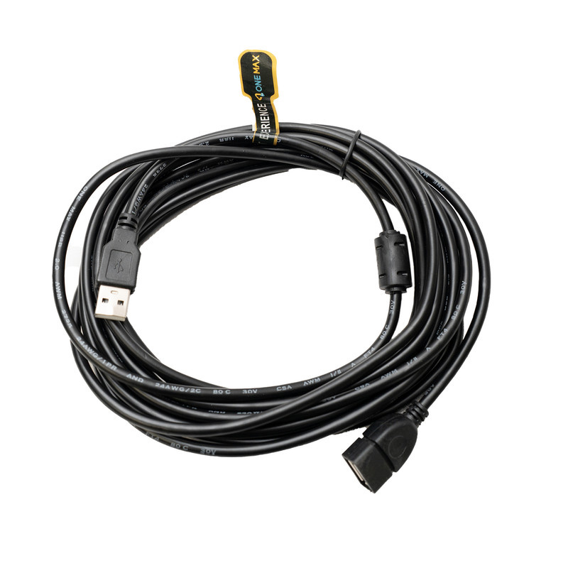 کابل افزایش طول USB 2.0 وان مکس مدل om طول 5 متر کابل افزایش طول USB 2.0 وان مکس مدل om طول 5 متر