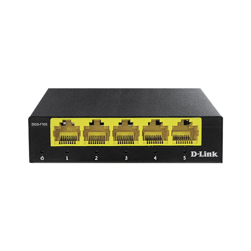 سوییچ دسکتاپ 5 پورت گیگابیتی دی-لینک مدل DGS-F105 سوییچ دسکتاپ 5 پورت گیگابیتی دی-لینک مدل DGS-F105
