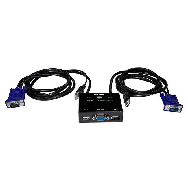 سوییچ 2 پورت USB KVM دی-لینک مدل KVM-222 سوییچ 2 پورت USB KVM دی-لینک مدل KVM-222