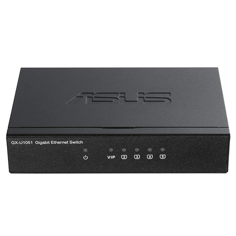 سوئیچ 5 پورت ایسوس مدل GX-U1051 سوئیچ 5 پورت ایسوس مدل GX-U1051