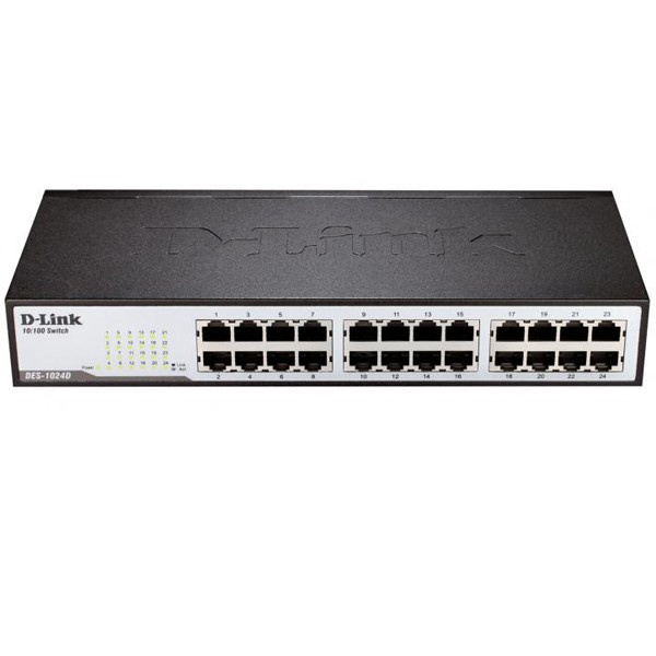 سوییچ 24 پورت غیر مدیریتی و دسکتاپ دی-لینک مدل DES-1024D سوییچ 24 پورت غیر مدیریتی و دسکتاپ دی-لینک مدل DES-1024D