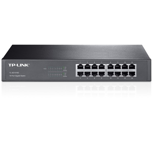 سوییچ 16 پورت گیگابیتی تی پی-لینک مدل TL-SG1016D سوییچ 16 پورت گیگابیتی تی پی-لینک مدل TL-SG1016D