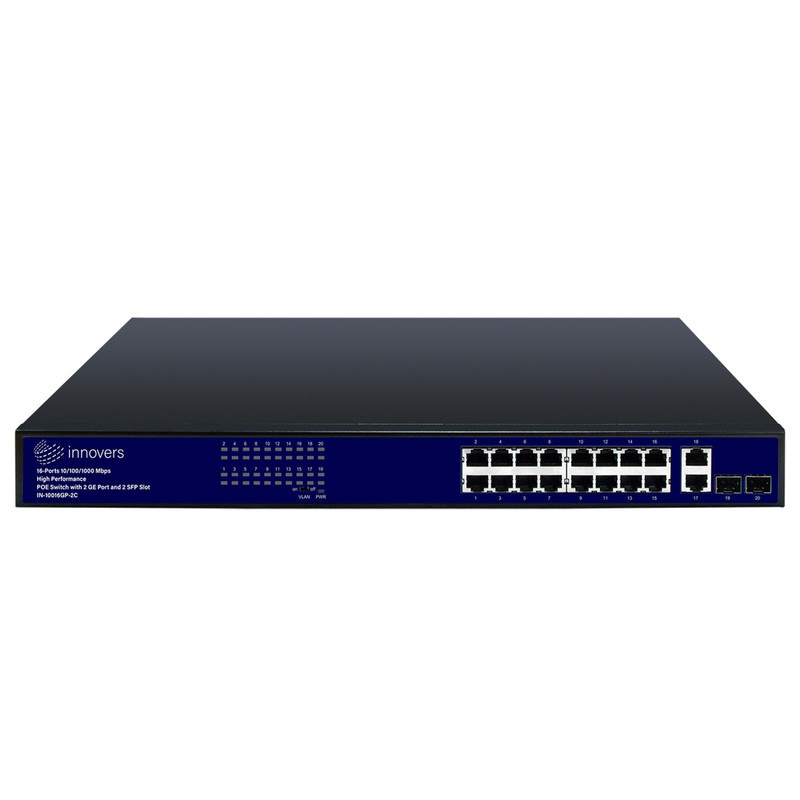 سوئيچ 16 پورت اينوورس مدل IN-10016GP-2C Rackmount سوئيچ 16 پورت اينوورس مدل IN-10016GP-2C Rackmount