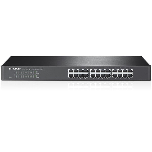 سوییچ 24 پورت مگابیتی و رکمونت تی پی-لینک مدل TL-SF1024 سوییچ 24 پورت مگابیتی و رکمونت تی پی-لینک مدل TL-SF1024