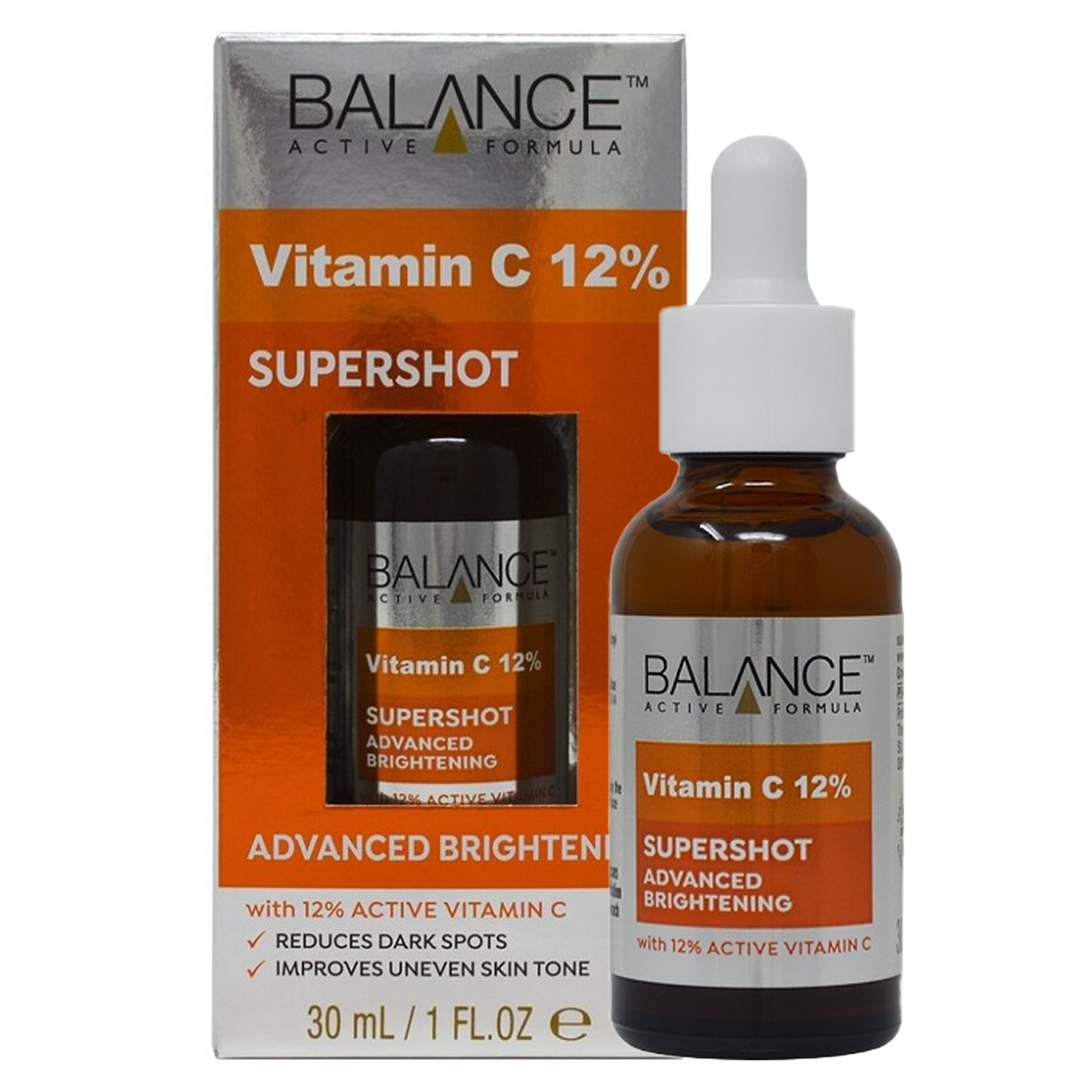 سرم ویتامین سی بالانس مدل Supershot حجم 30 میلی لیتر سرم ویتامین سی بالانس مدل Supershot حجم 30 میلی لیتر