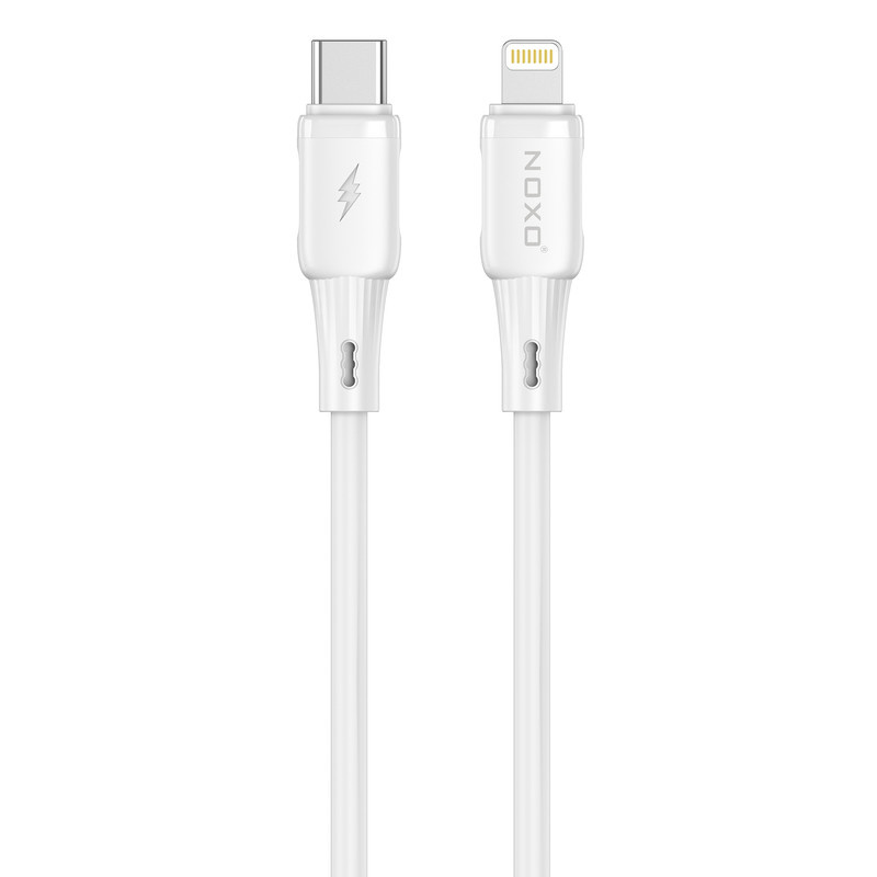 کابل تبدیل USB-C به لایتنینگ نوکسو مدل CN‑8 27W طول 1 متر کابل تبدیل USB-C به لایتنینگ نوکسو مدل CN‑8 27W طول 1 متر