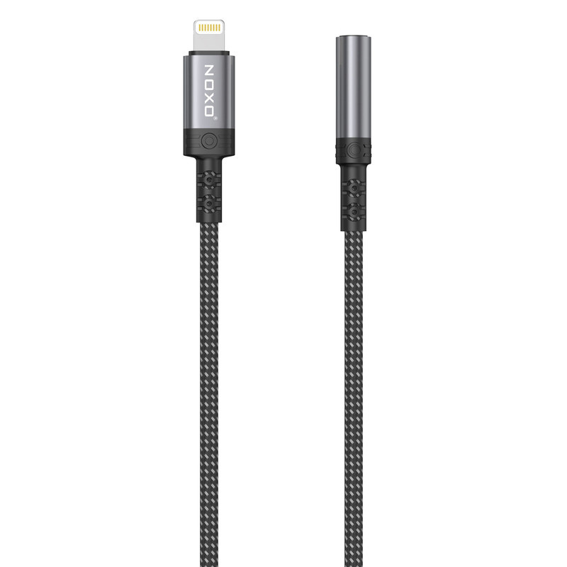 مبدل صوتی لایتنینگ به جک 3.5 میلیمتری نوکسو مدل JACK-N-1 مبدل صوتی لایتنینگ به جک 3.5 میلیمتری نوکسو مدل JACK-N-1