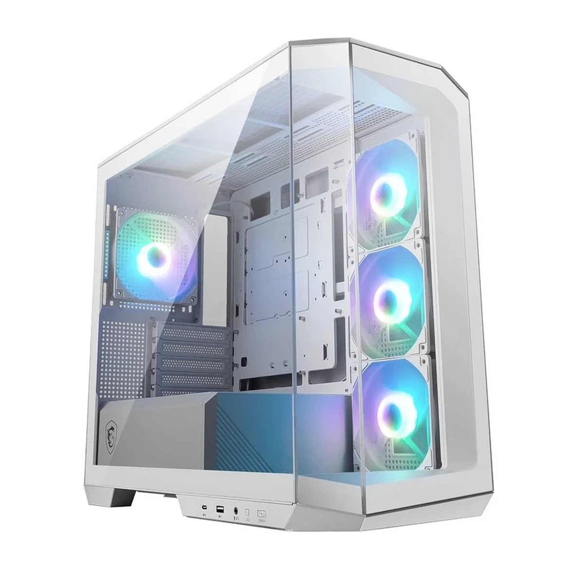 کیس کامپیوتر گیمینگ ام اس آی مدل MAG PANO M100R PZ White کیس کامپیوتر گیمینگ ام اس آی مدل MAG PANO M100R PZ White