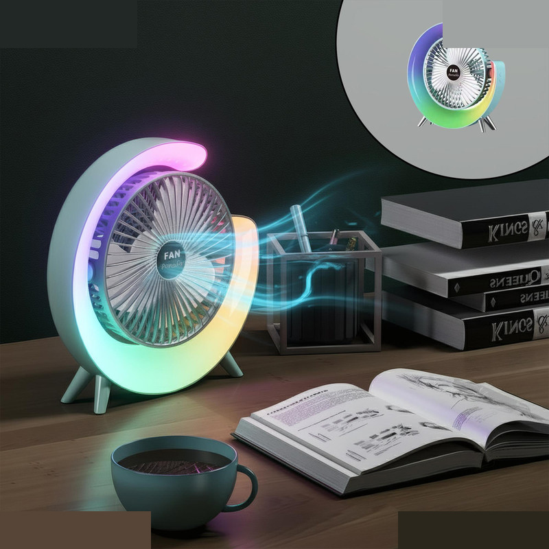 پنکه شارژی مدل Desktop Fan پنکه شارژی مدل Desktop Fan