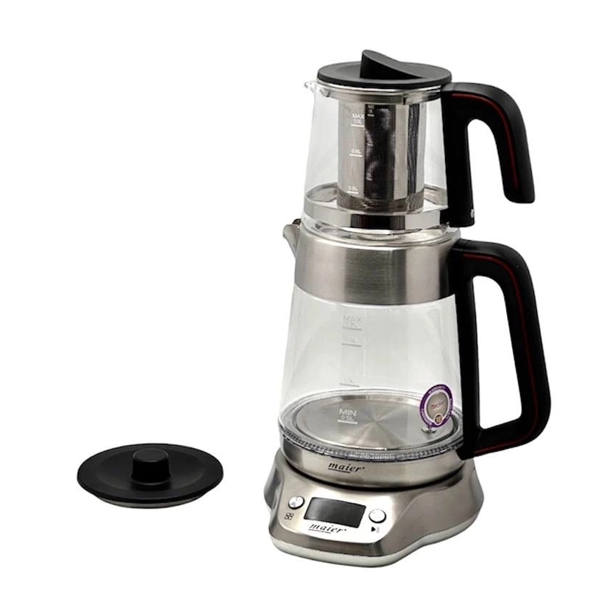 چای ساز مایر مدل mr-6710-استیل چای ساز مایر مدل mr-6710-استیل