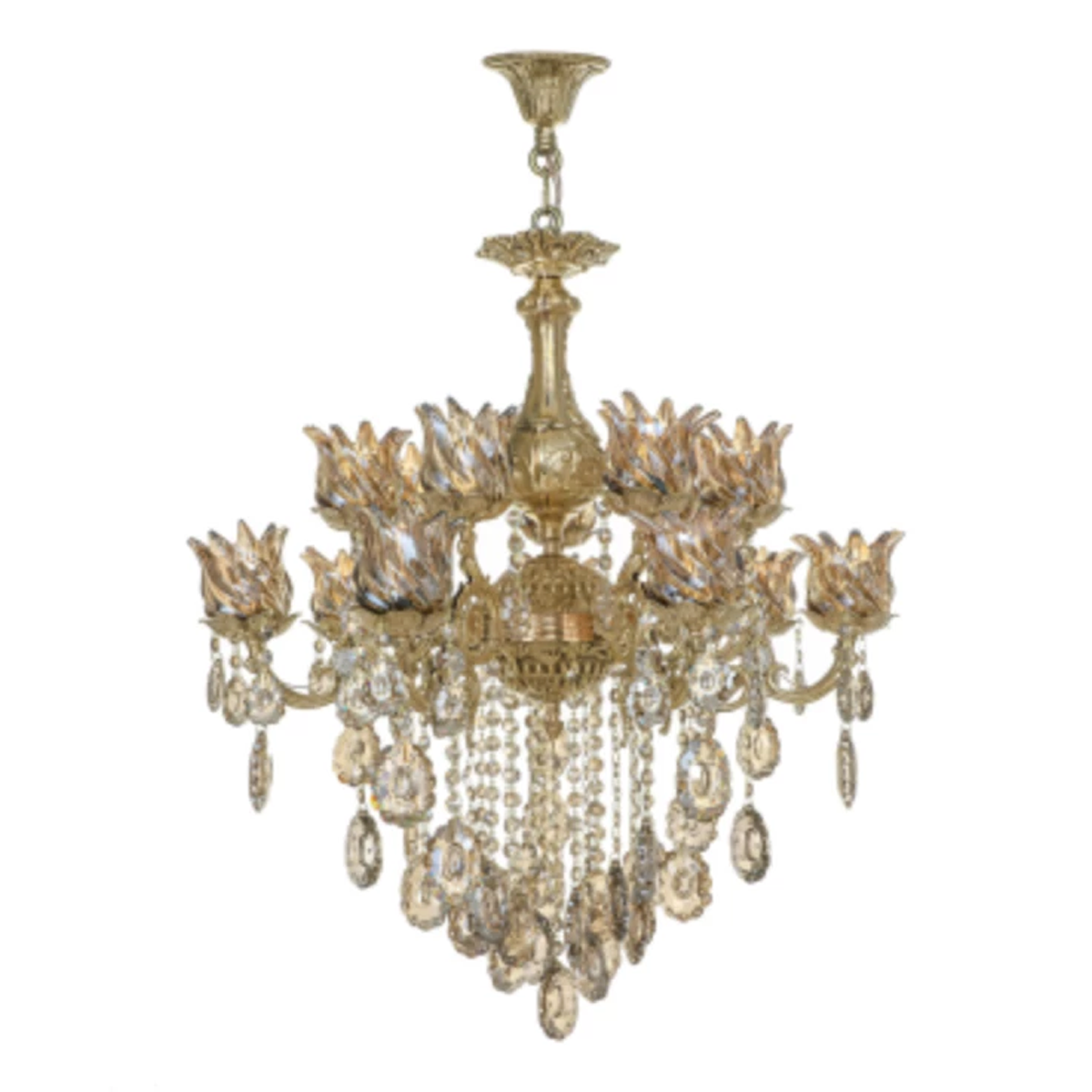 لوستر 14 شعله شاهان تک کد B-4027 لوستر 14 شعله شاهان تک کد B-4027