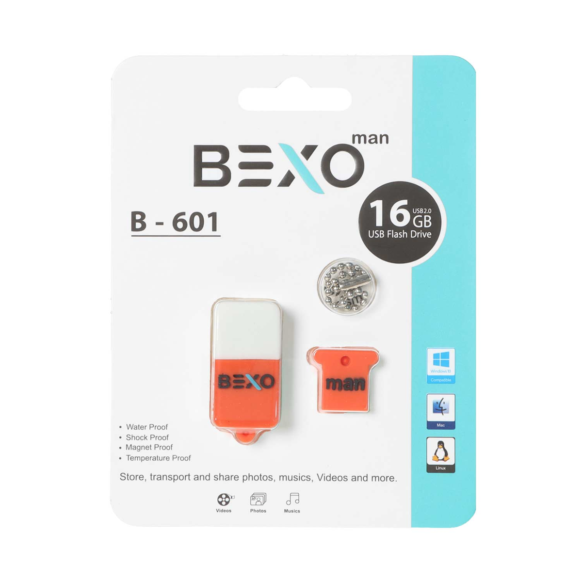 فلش مموری بکسو مدل B-601 ظرفیت 16 گیگابایت فلش مموری بکسو مدل B-601 ظرفیت 16 گیگابایت