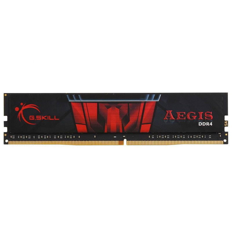 رم دسکتاپ DDR4 تک کاناله 2400 مگاهرتز CL17 جی اسکیل مدل Aegis ظرفیت 4 گیگابایت رم دسکتاپ DDR4 تک کاناله 2400 مگاهرتز CL17 جی اسکیل مدل Aegis ظرفیت 4 گیگابایت