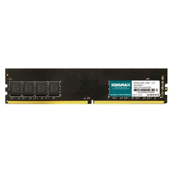 رم دسکتاپ DDR4 تک کاناله 3200 مگاهرتز CL22 کینگ مکس مدل GLOG42F-18KIK5-GJN ظرفیت 8 گیگابایت رم دسکتاپ DDR4 تک کاناله 3200 مگاهرتز CL22 کینگ مکس مدل GLOG42F-18KIK5-GJN ظرفیت 8 گیگابایت
