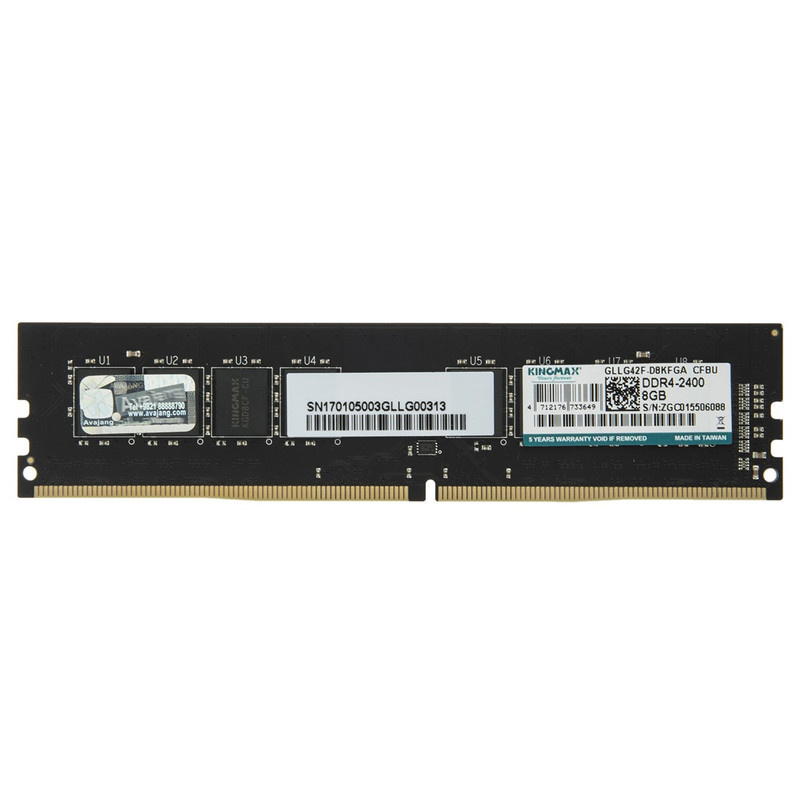 رم دسکتاپ DDR4 تک کاناله 2400 مگاهرتز کینگ مکس ظرفیت 8 گیگابایت رم دسکتاپ DDR4 تک کاناله 2400 مگاهرتز کینگ مکس ظرفیت 8 گیگابایت