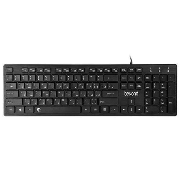 کیبورد باسیم بیاند مدل BEYOND BK-2880-مشکی کیبورد باسیم بیاند مدل BEYOND BK-2880-مشکی