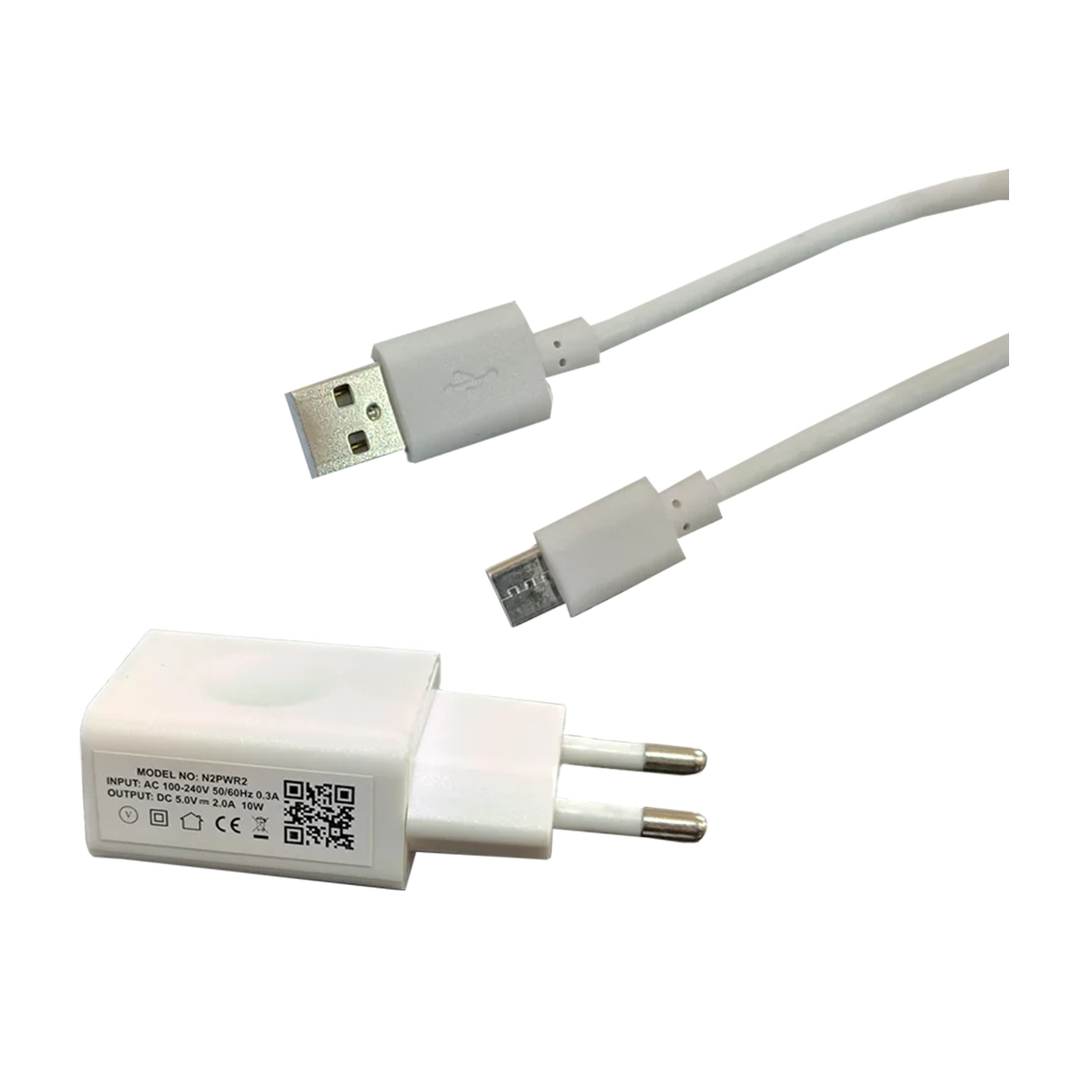 شارژر دیواری نارتب مدل N2PWR2 توان 10 وات همراه با کابل شارژر تایپ سی شارژر دیواری نارتب مدل N2PWR2 توان 10 وات همراه با کابل شارژر تایپ سی