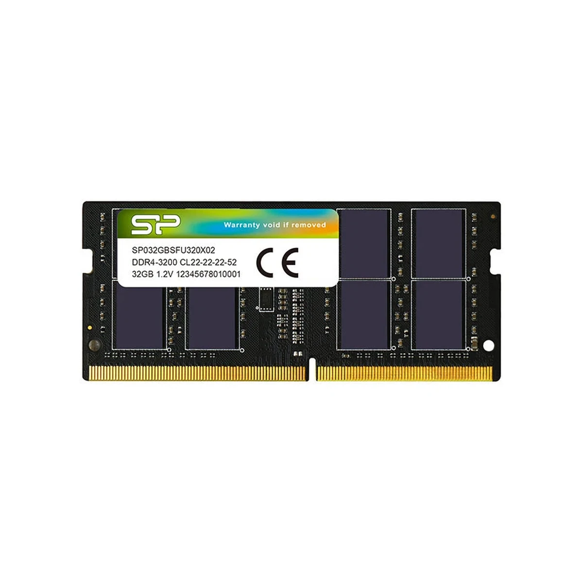 رم لپ تاپ DDR4 تک کاناله 3200 مگاهرتز CL22 سیلیکون پاور مدل SP ظرفیت 8 گیگابایت رم لپ تاپ DDR4 تک کاناله 3200 مگاهرتز CL22 سیلیکون پاور مدل SP ظرفیت 8 گیگابایت