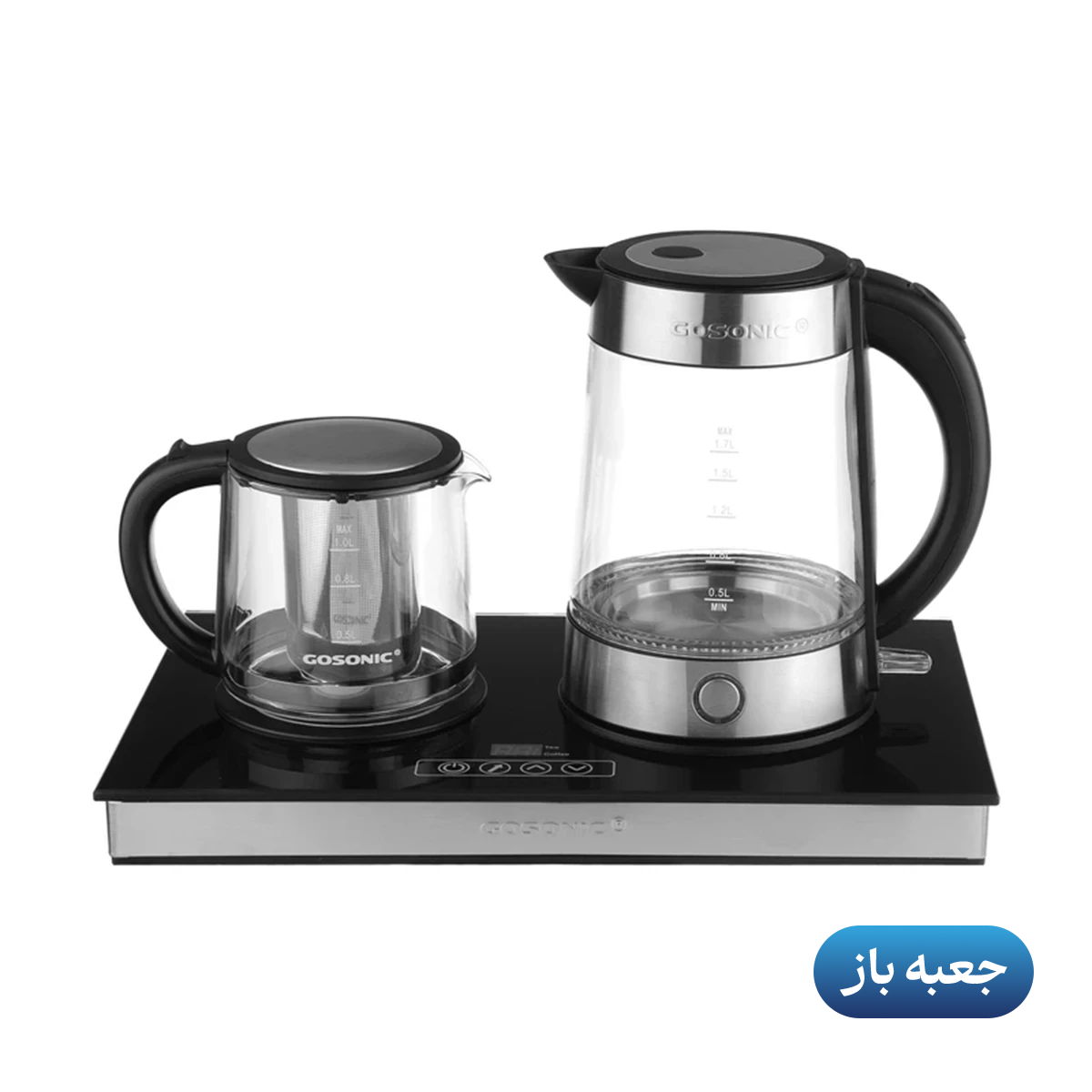 چای ساز جعبه باز گوسونیک مدل GST-876 - استیل چای ساز جعبه باز گوسونیک مدل GST-876 - استیل