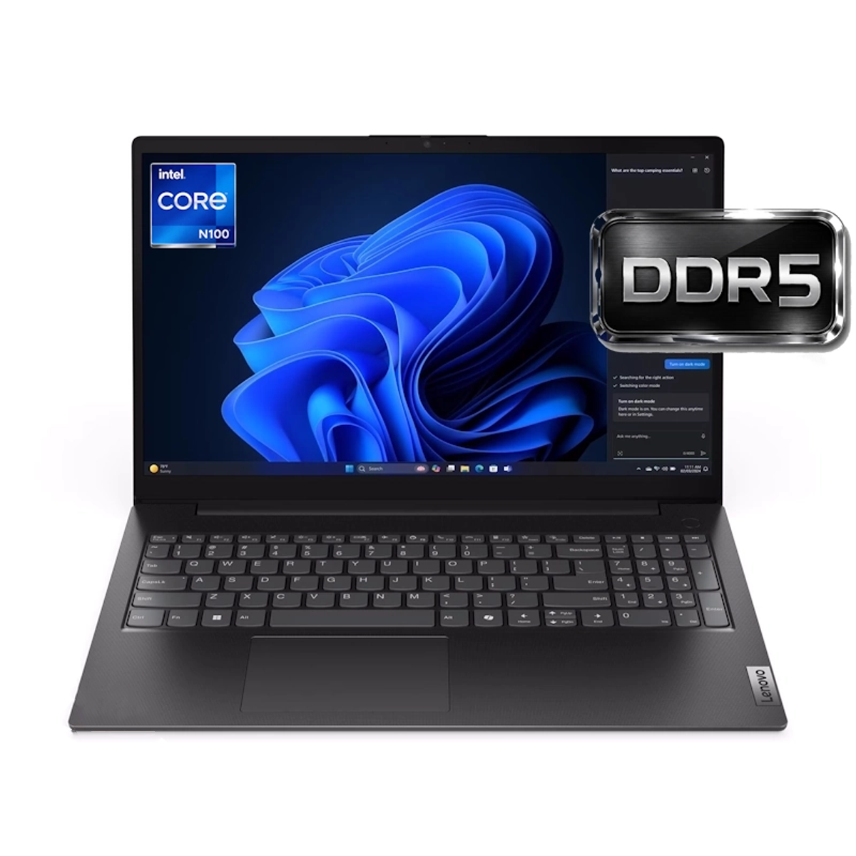 لپ تاپ لنوو 15.6 اینچی V15 G6 Quad N100 16GB 512GB   