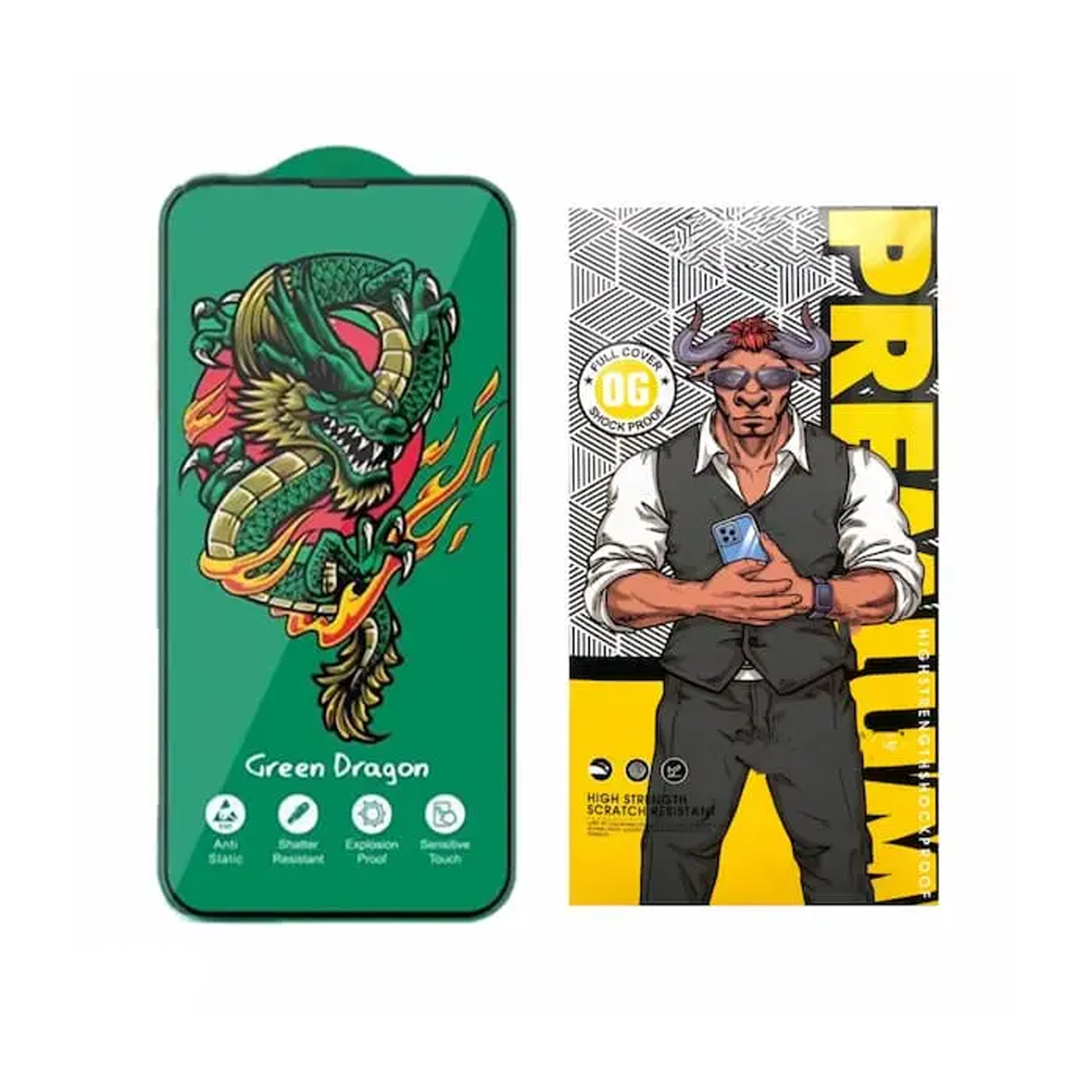 گلس گوشی سامسونگ Galaxy A55 اوجی مدل Green Dragon گلس گوشی سامسونگ Galaxy A55 اوجی مدل Green Dragon