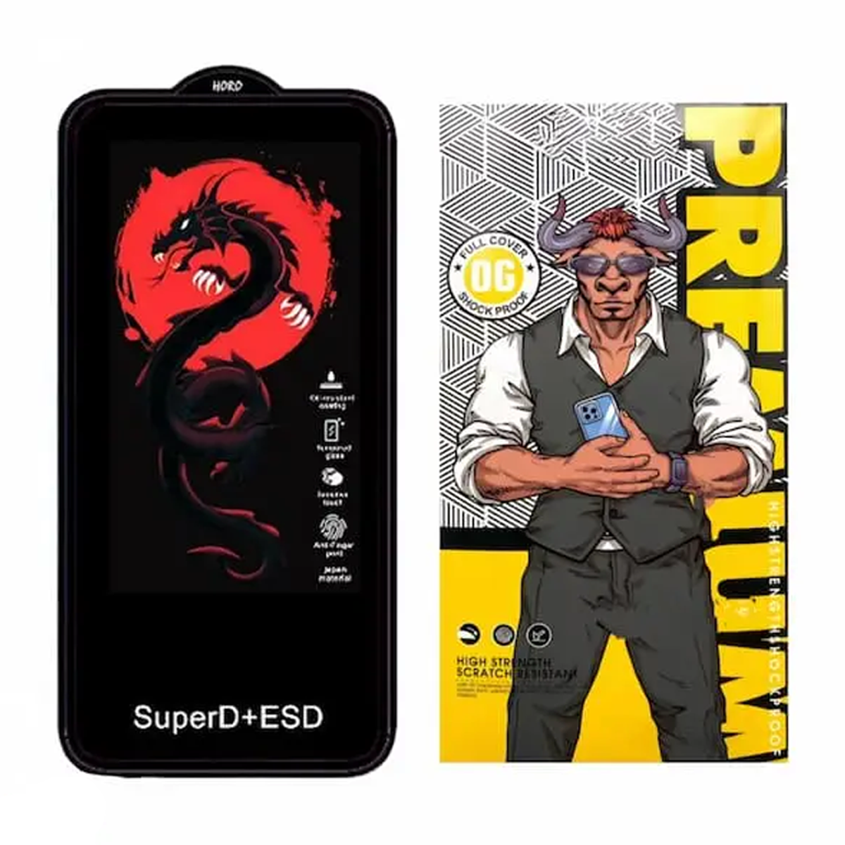گلس گوشی سامسونگ Galaxy S24 Ultra اوجی مدل Dragon SuperD+ESD-مشکی گلس گوشی سامسونگ Galaxy S24 Ultra اوجی مدل Dragon SuperD+ESD-مشکی