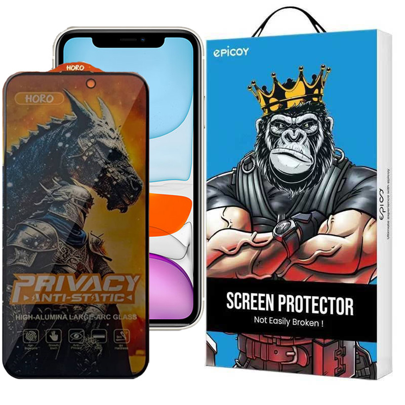 محافظ صفحه نمایش اِپیکوی مدل Knight Privacy مناسب برای گوشی موبایل اپل iPhone 11/XR محافظ صفحه نمایش اِپیکوی مدل Knight Privacy مناسب برای گوشی موبایل اپل iPhone 11/XR