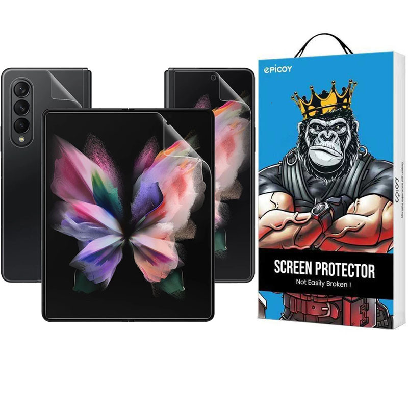 محافظ صفحه نمایش اپیکوی مدل Full Body 360 مناسب برای گوشی موبایل سامسونگ Galaxy Z Fold 5 به همراه محافظ پشت گوشی محافظ صفحه نمایش اپیکوی مدل Full Body 360 مناسب برای گوشی موبایل سامسونگ Galaxy Z Fold 5 به همراه محافظ پشت گوشی